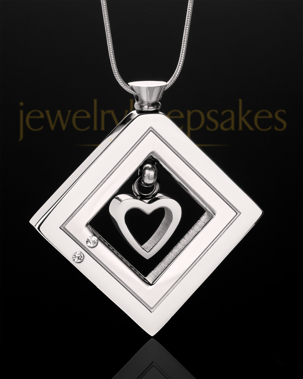 Stainless Steel Splendid Memories Cremation Keepsake