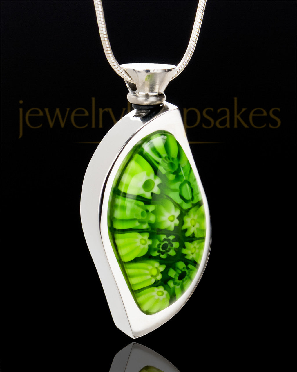 Stainless Steel Evergreen Enchantment Keepsake Pendant