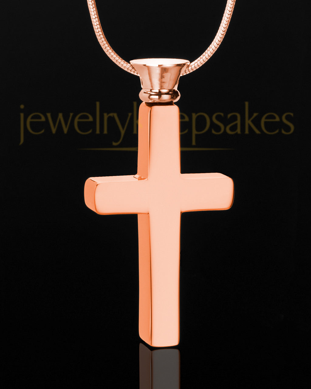 Rose Gold Plated Memorable Cross - Eternity Collection