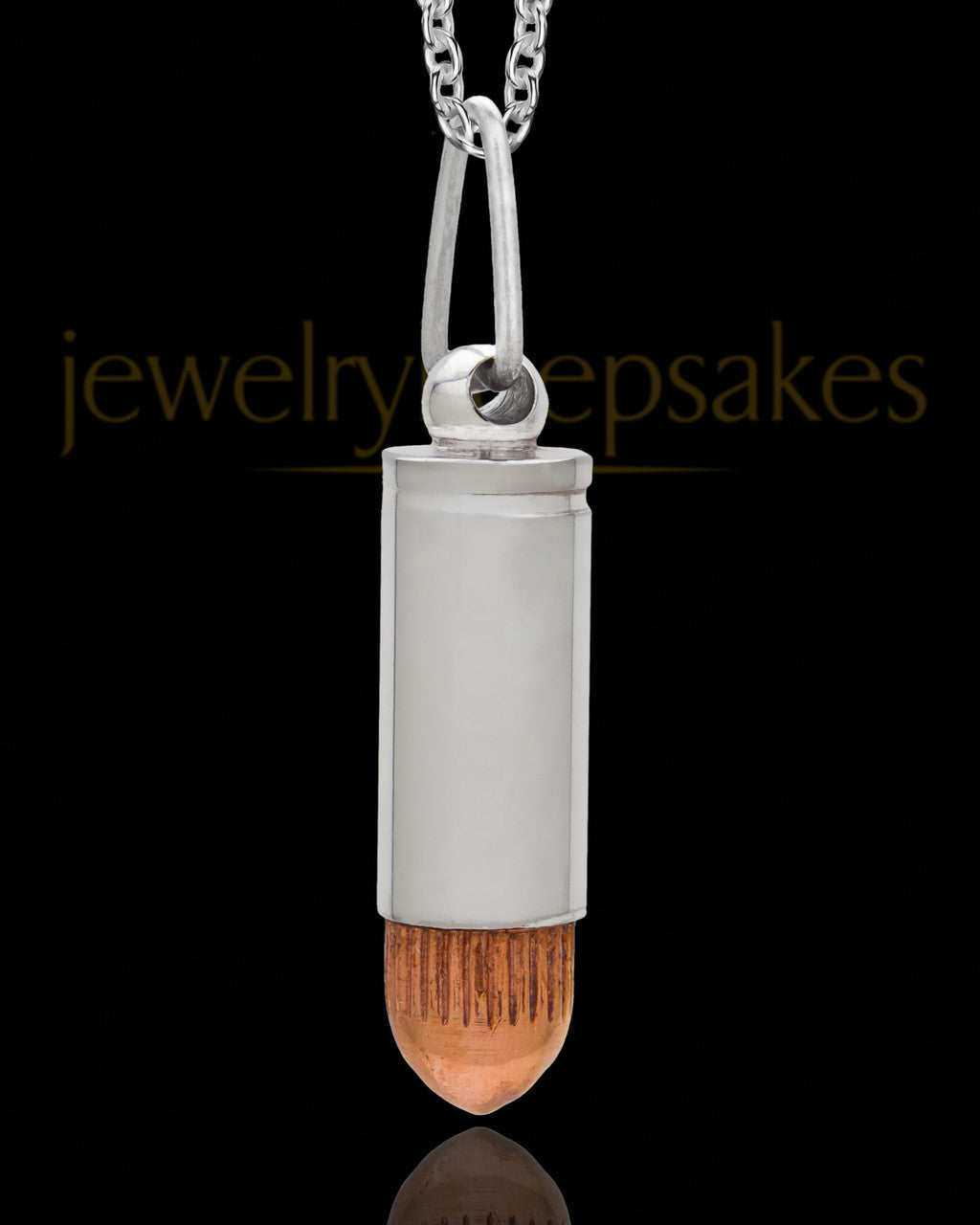 Men's Copper Tip Bullet Urn Jewelry