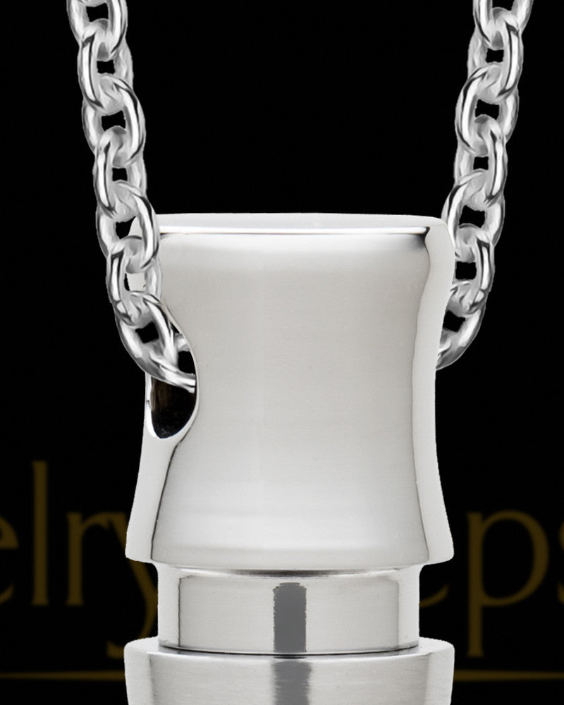 Men's Steel Mighty Cylinder Urn Pendant
