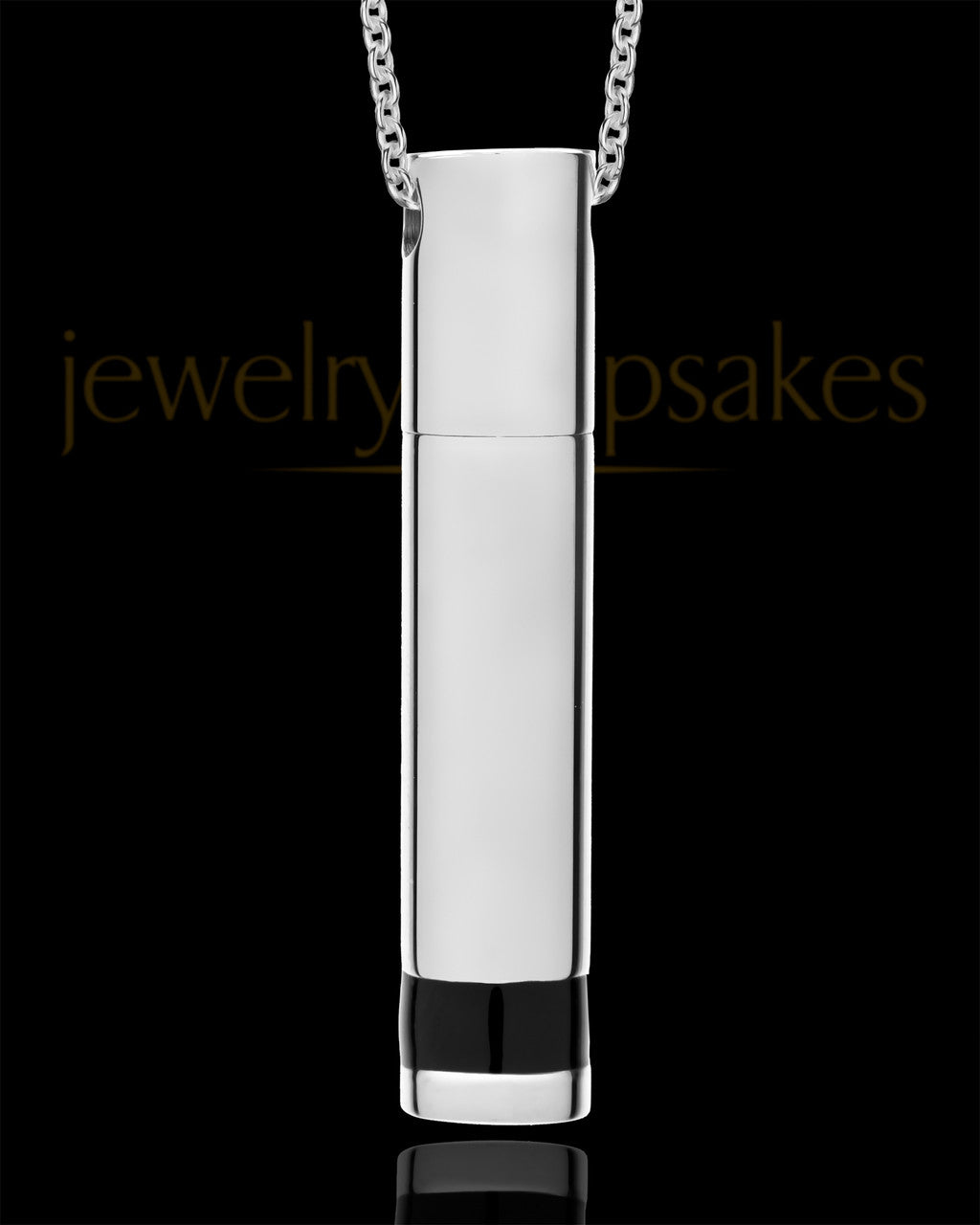 Men's Stainless Courageous Cylinder Cremation Pendant