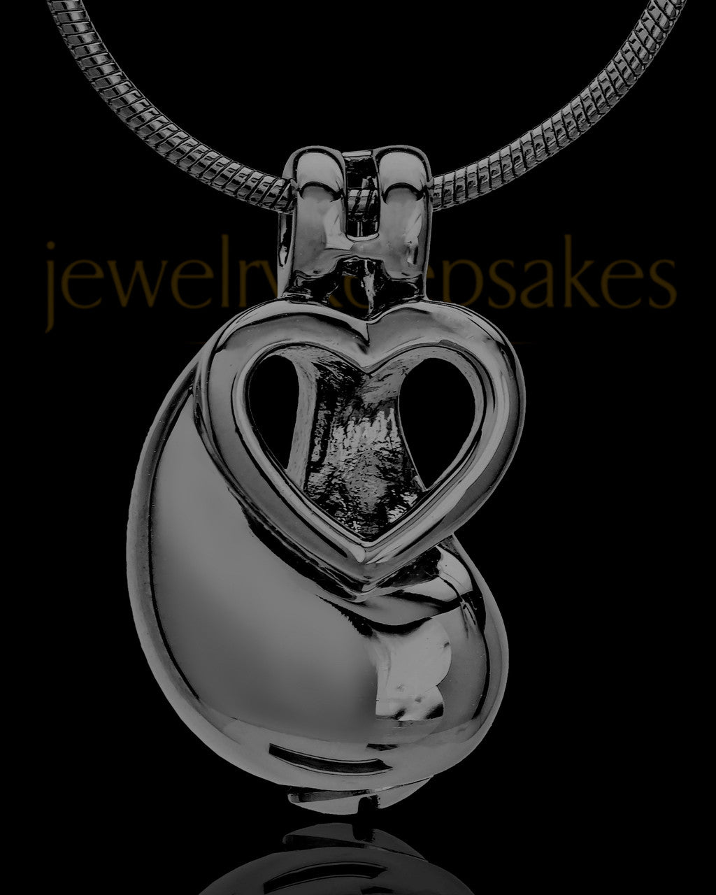 Black Plated Together As One Keepsake Jewelry