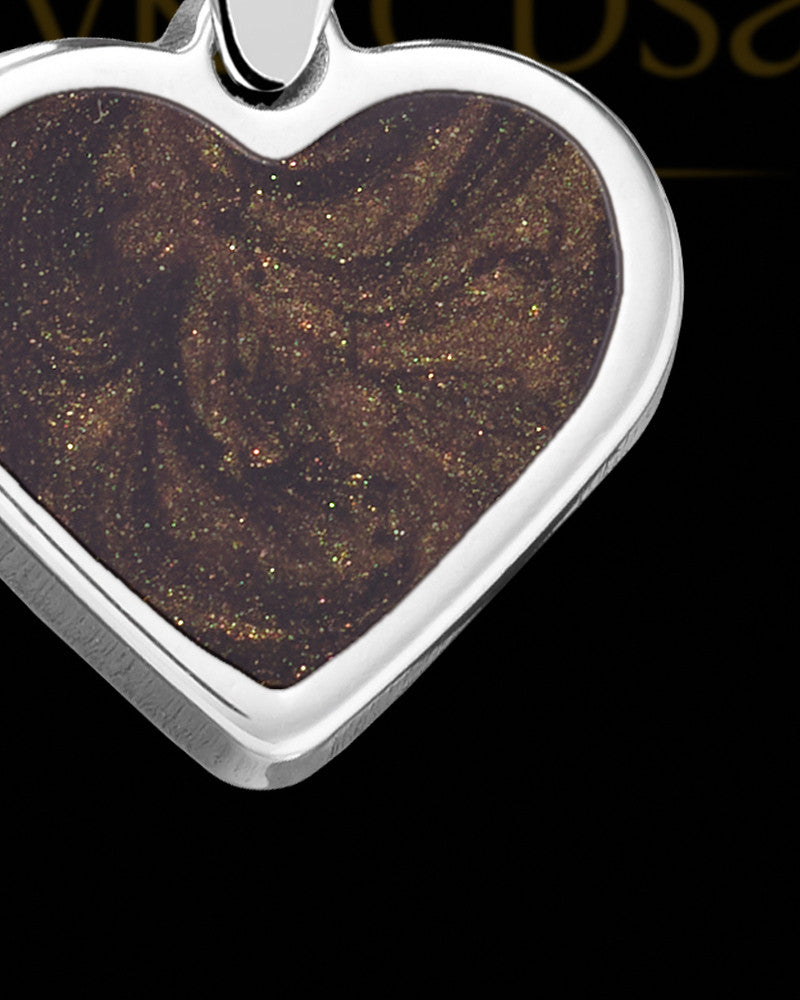 Java Heart Silver Ash Jewelry