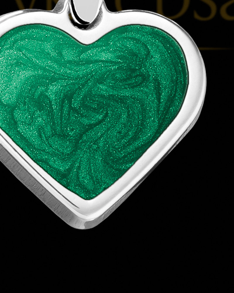 Verdant Heart Silver Ash Jewelry