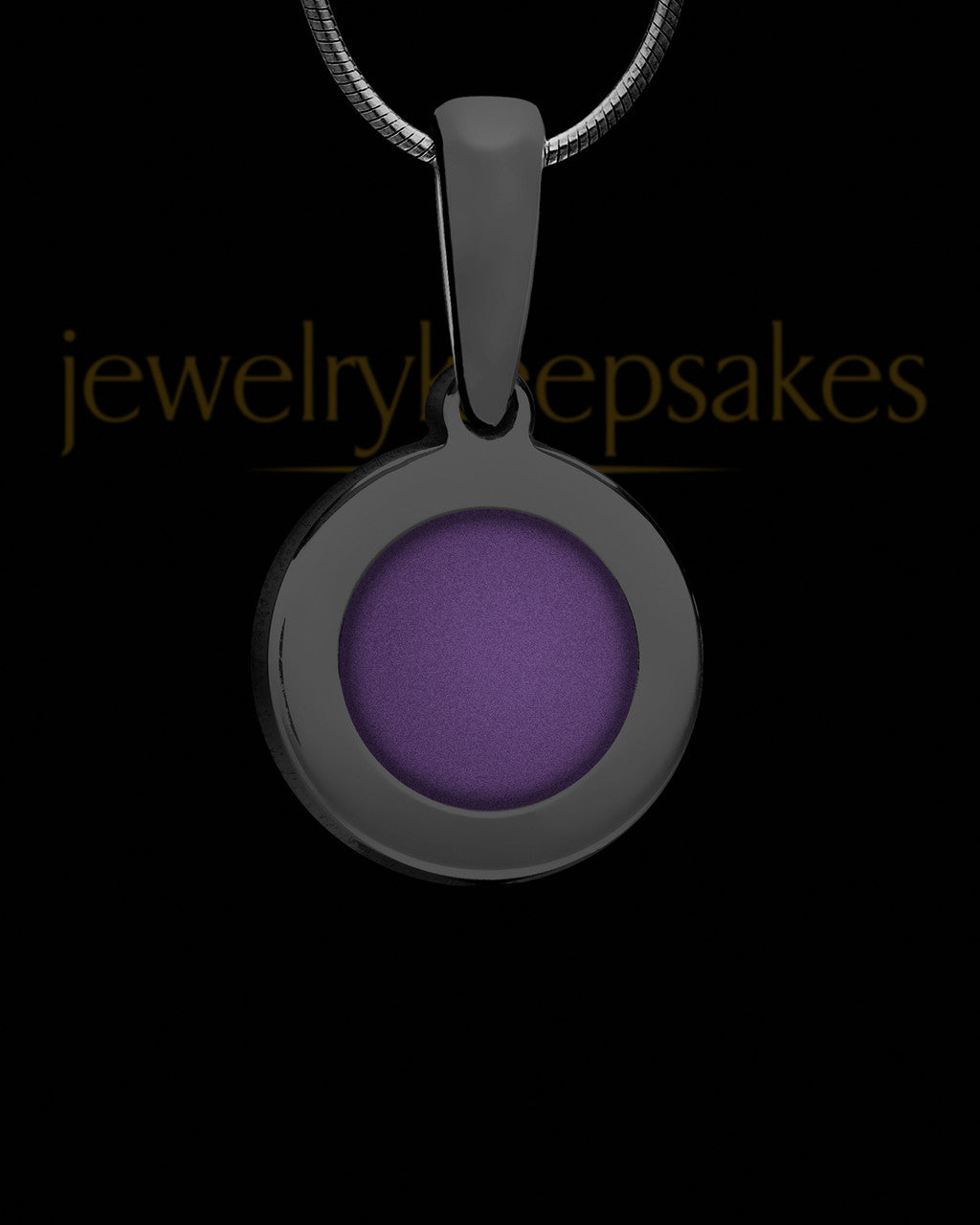 Lovable Round Black Ash Jewelry