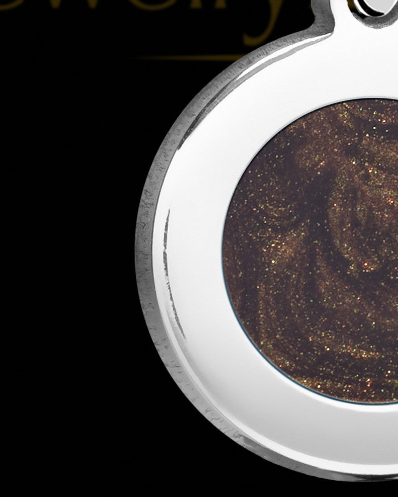 Clayton Round Silver Ash Jewelry