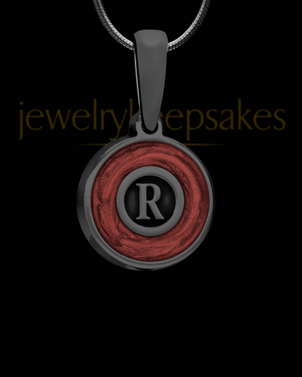 Blissful Initial Black Ash Jewelry