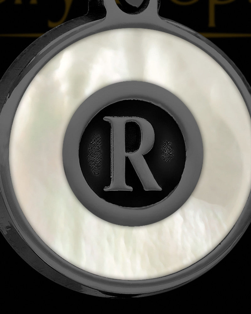 Flawless Initial Black Ash Jewelry
