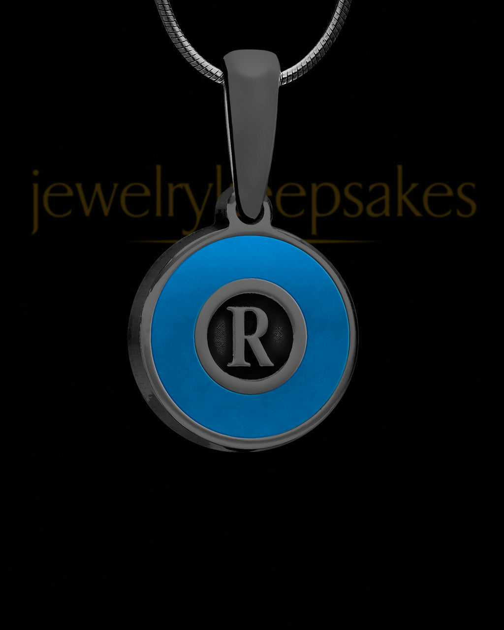 Gentle Initial Black Ash Jewelry