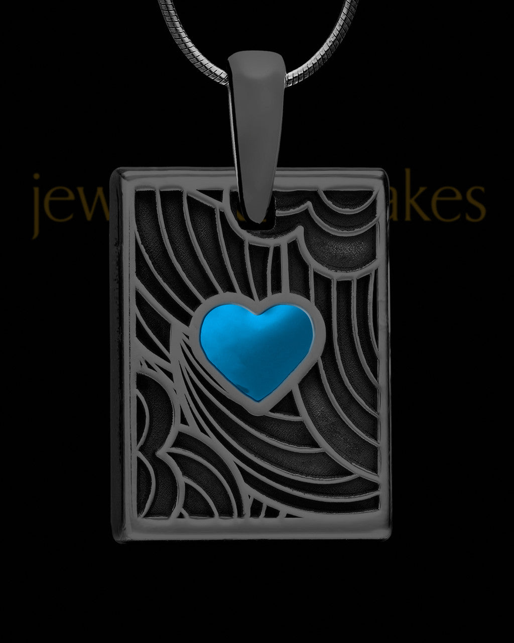 Beryl Boxed Heart Black Ash Jewelry