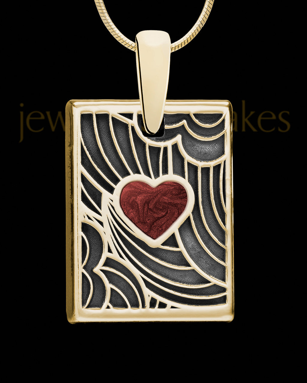 Berry Boxed Heart Gold Ash Jewelry