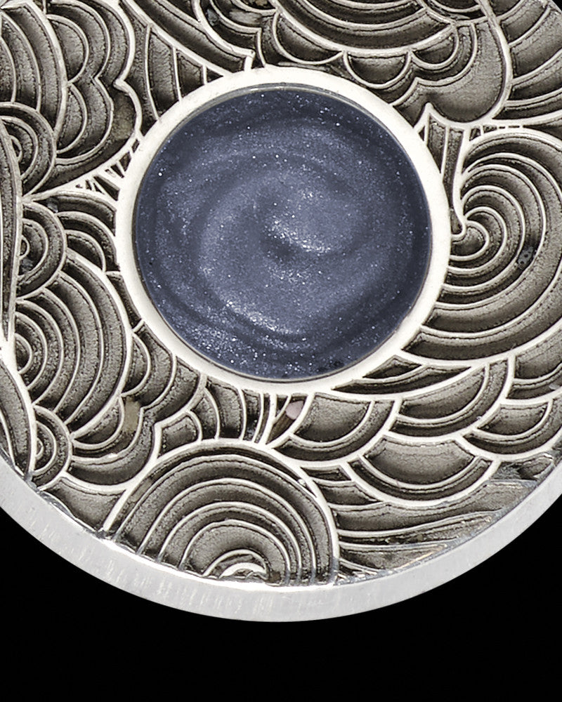 Round Smoky Silver Ash Jewelry