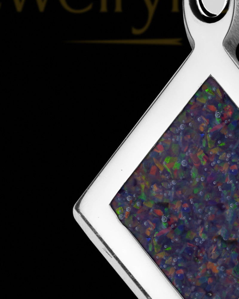 Solid 14K White Gold Acacia Ash Jewelry