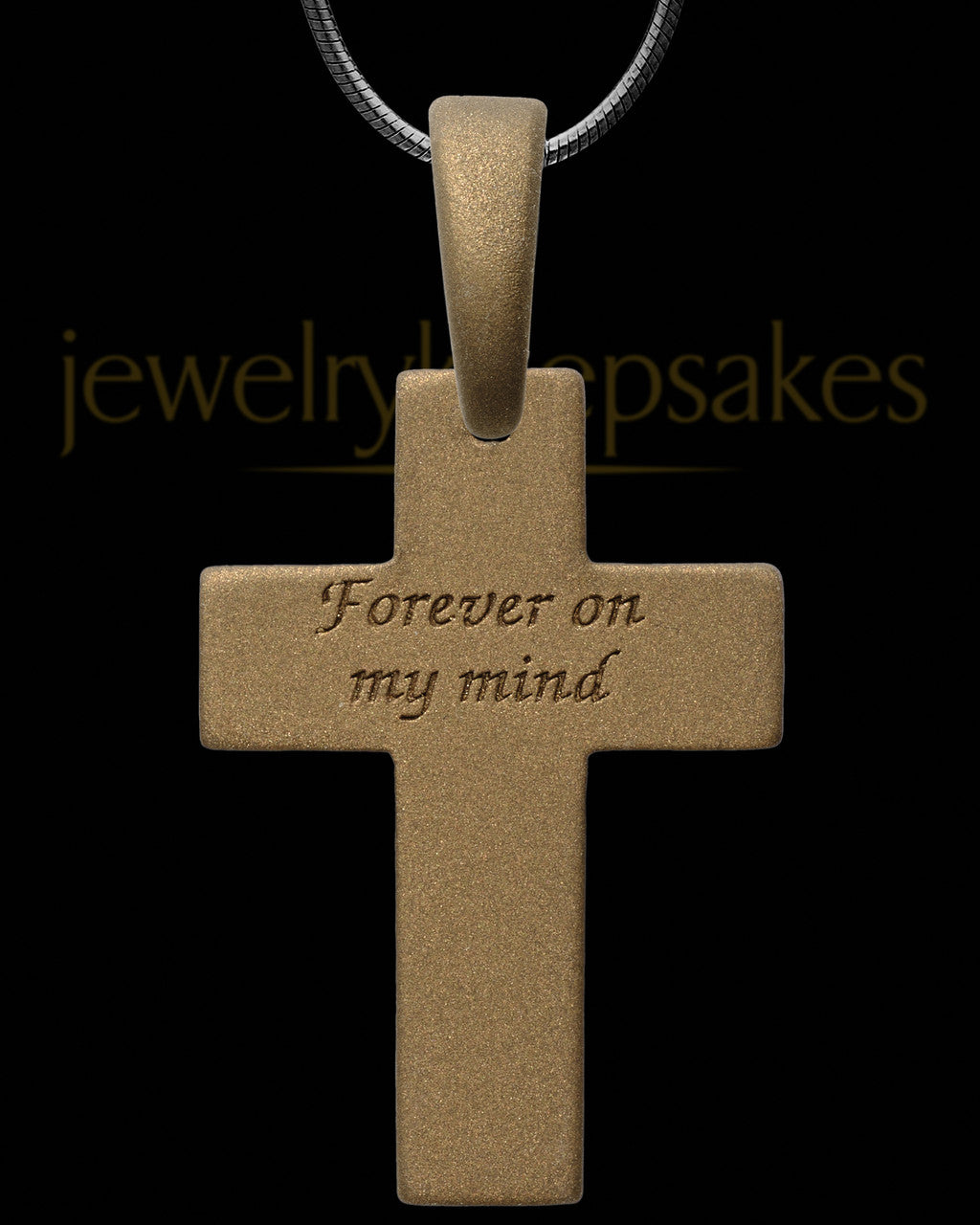 Matisse Cross Bronze Finish Ash Jewelry