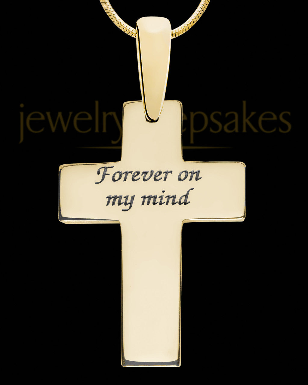 Shangrila Cross Gold Plated Ash Jewelry
