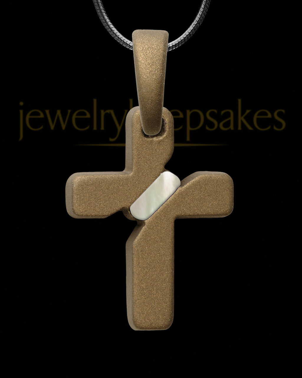 Calabria Cross Bronze Finish Ash Jewelry