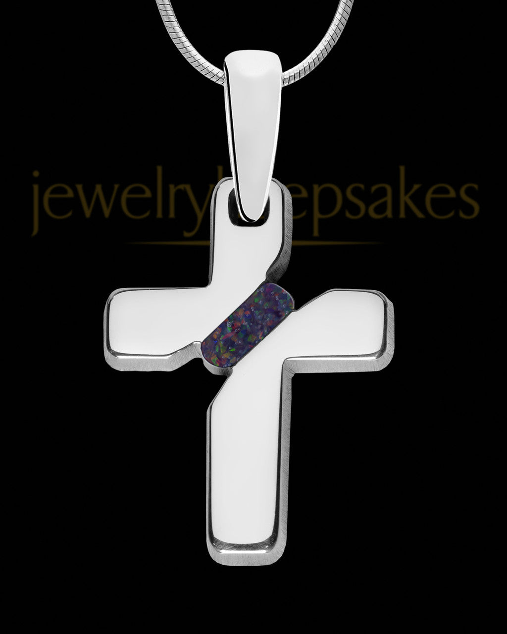 Aspley Cross Silver Ash Jewelry