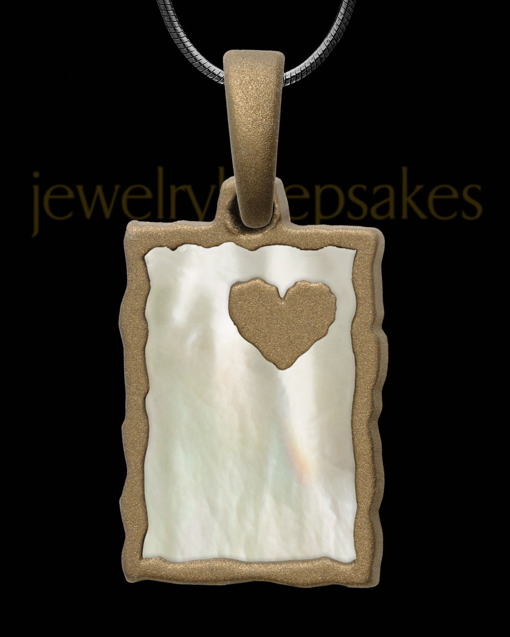 Calico Rectangle Bronze Finish Ash Jewelry