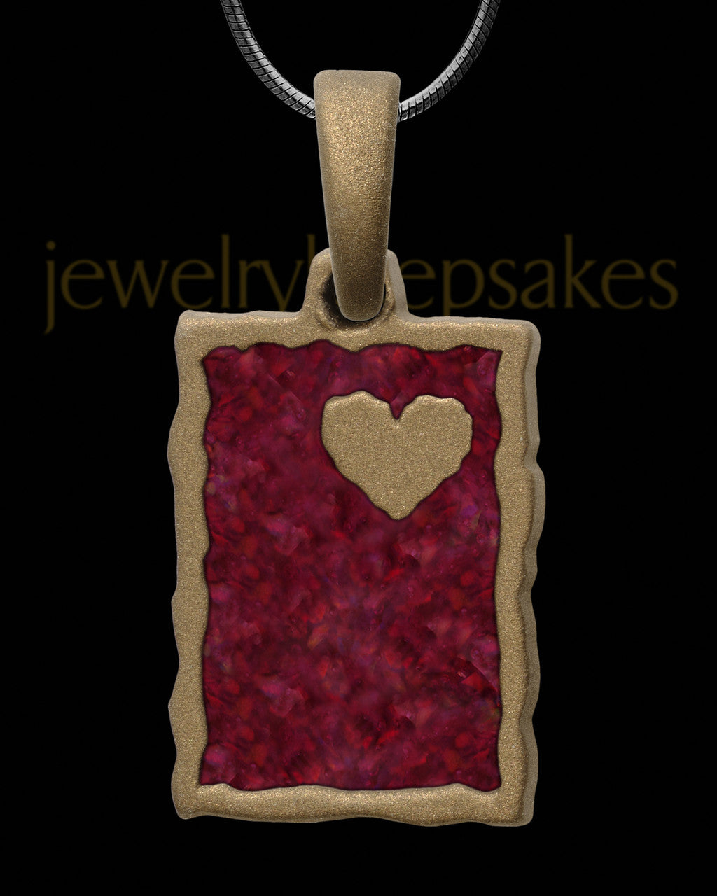 Haven Rectangle Bronze Finish Ash Jewelry