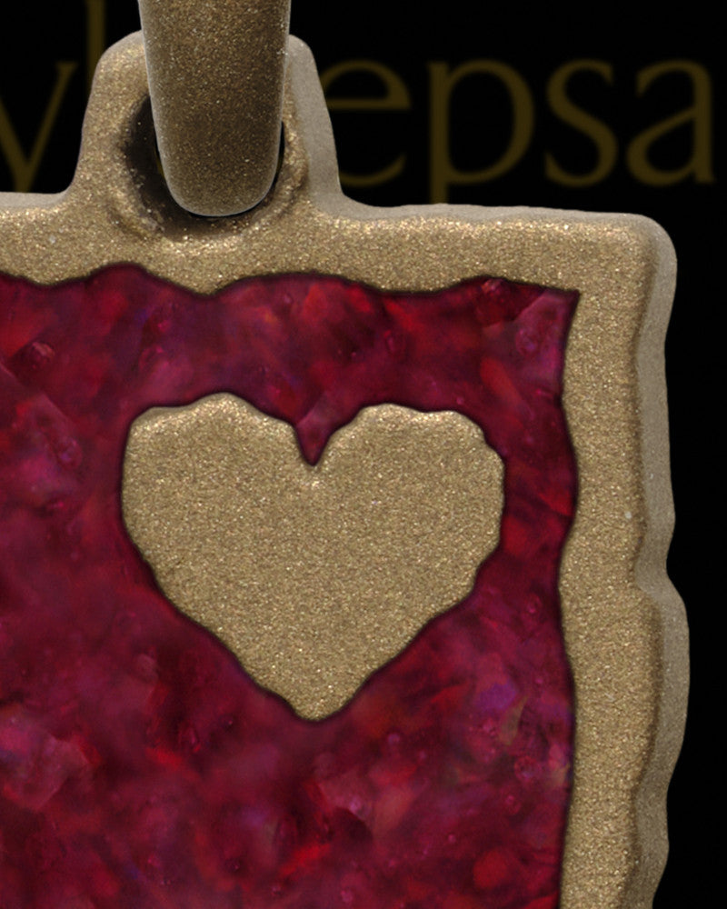 Haven Rectangle Bronze Finish Ash Jewelry