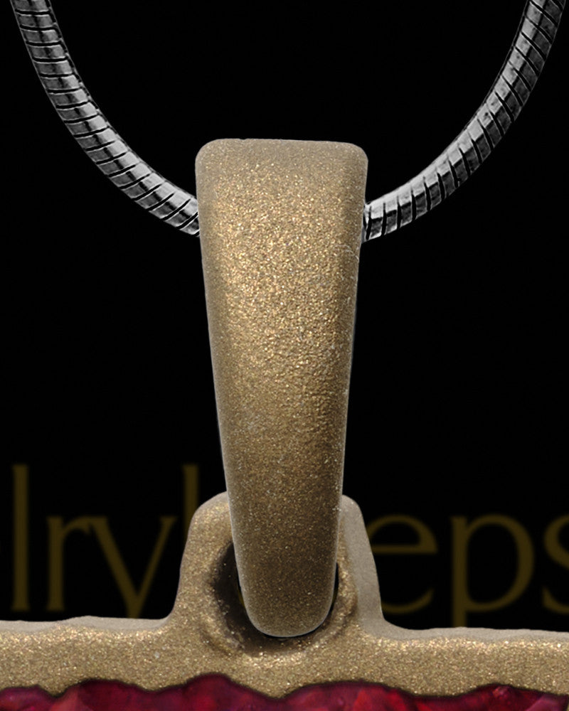 Haven Rectangle Bronze Finish Ash Jewelry