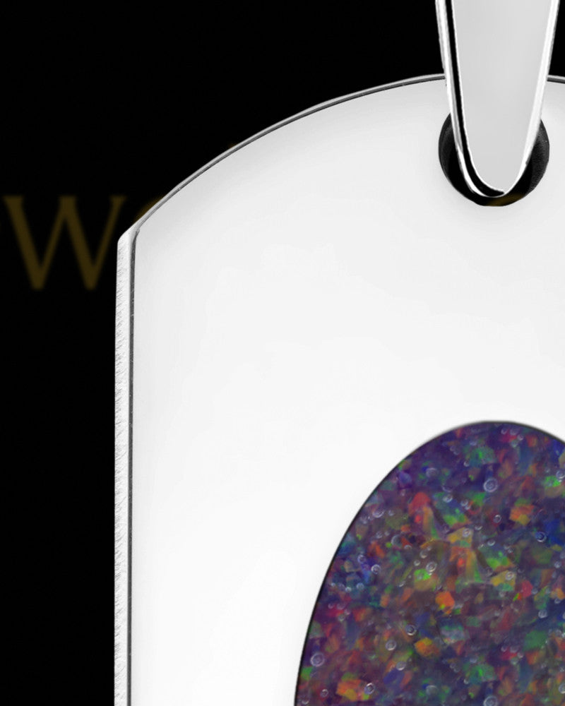 Gentilly Tag Silver Ash Jewelry