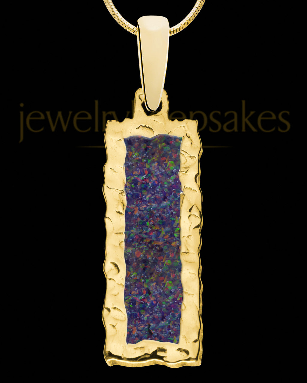 Solid 14K Gold Cobble Creek Extended Bar Ash Jewelry