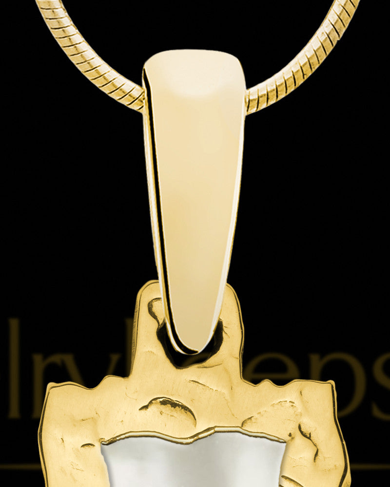 Solid 14K Gold Creston Extended Bar Ash Jewelry