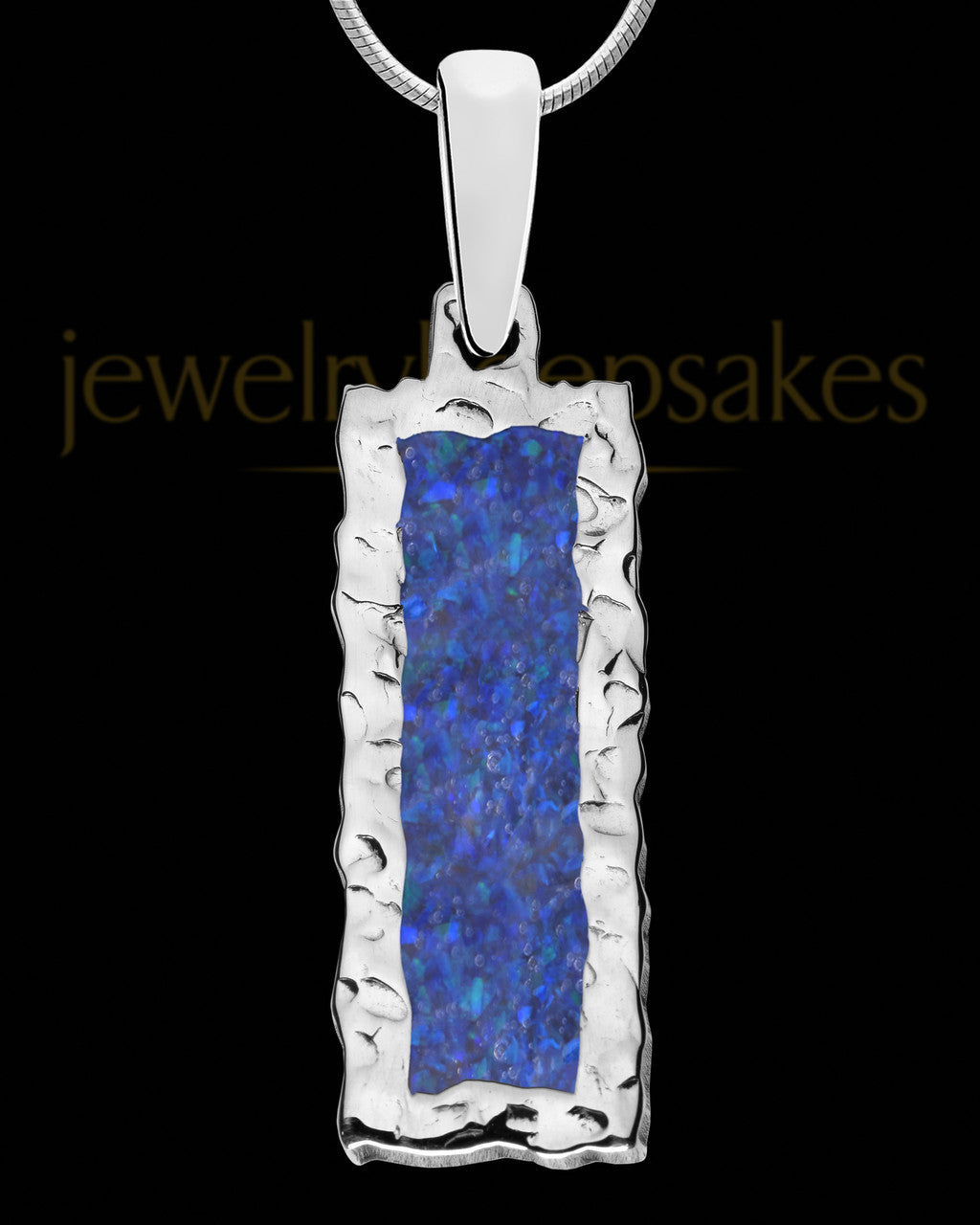 Blue Cloud Extended Bar Silver Ash Jewelry