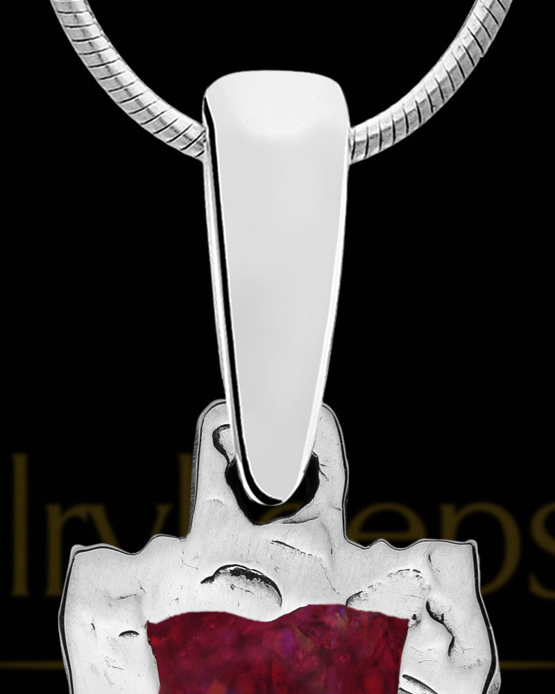 Autumn Wind Extended Bar Silver Ash Jewelry