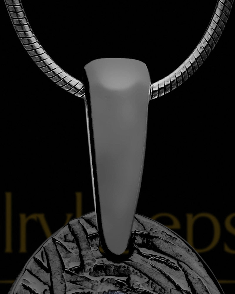 Helena Oval Black Finish Ash Jewelry