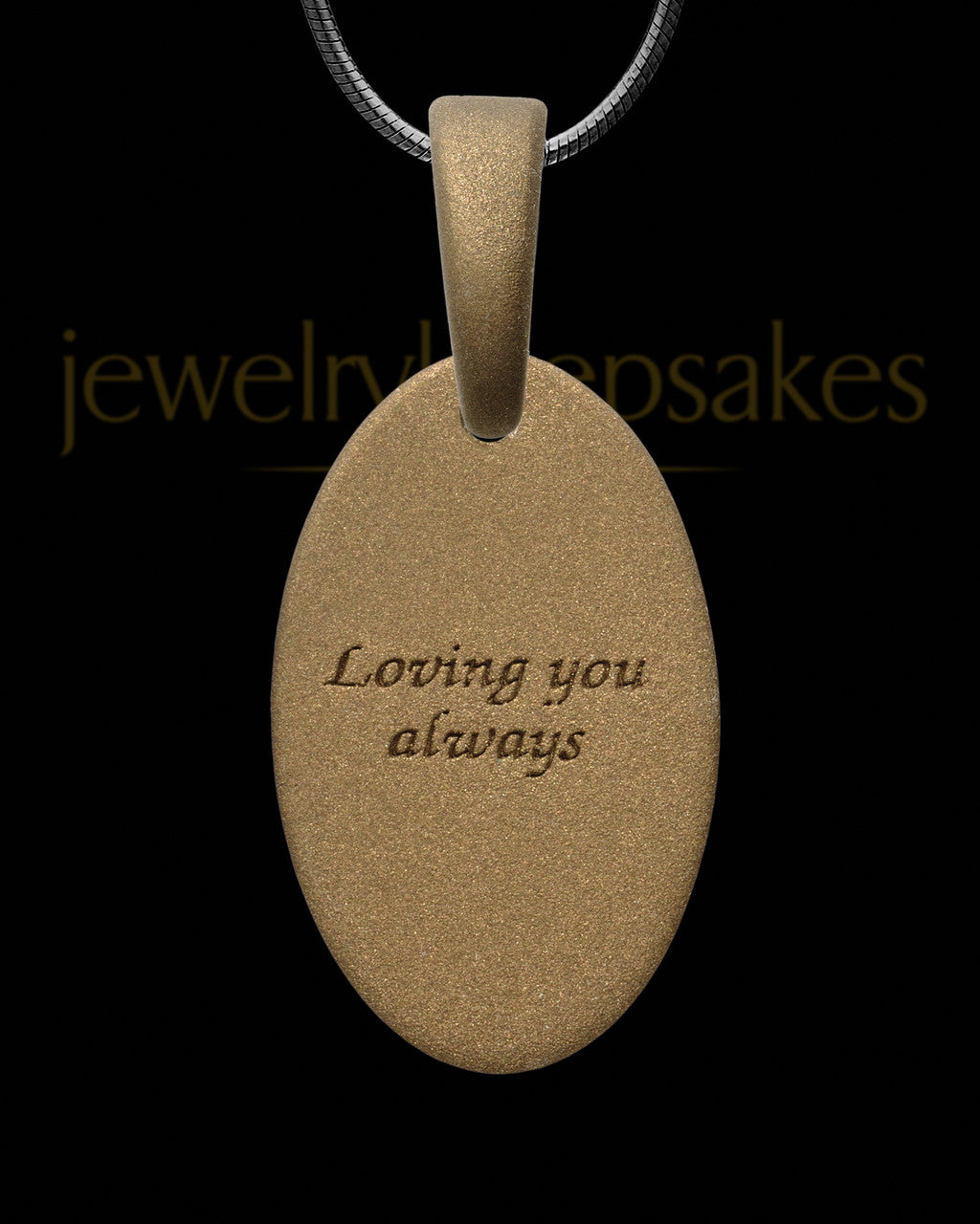 Autumnwood Oval Bronze Finish Ash Jewelry