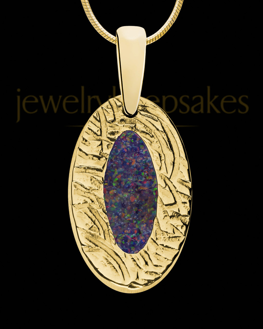 Clevenger Oval Gold Plated Ash Jewelry