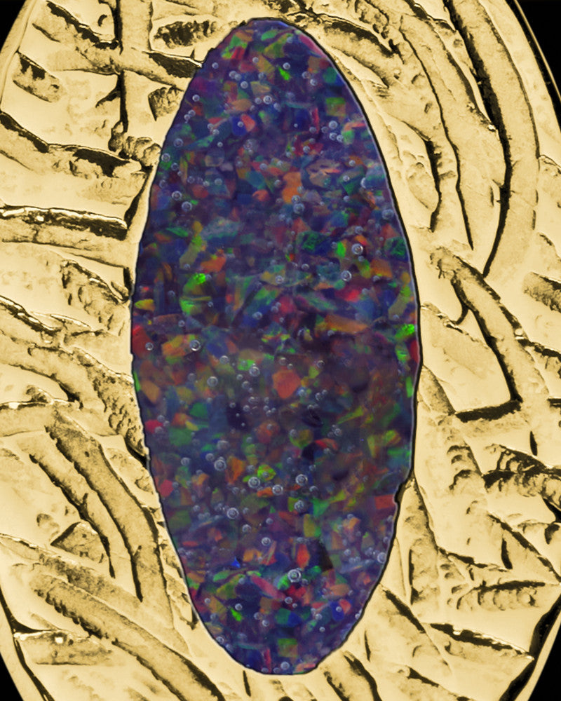 Solid 14K Gold Clevenger Oval Ash Jewelry