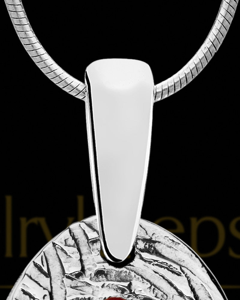 Capistrano Oval Silver Ash Jewelry