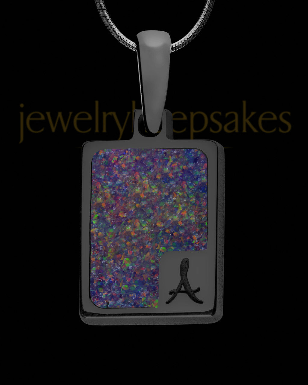 Lyndale Rectangle Black Finish Ash Jewelry