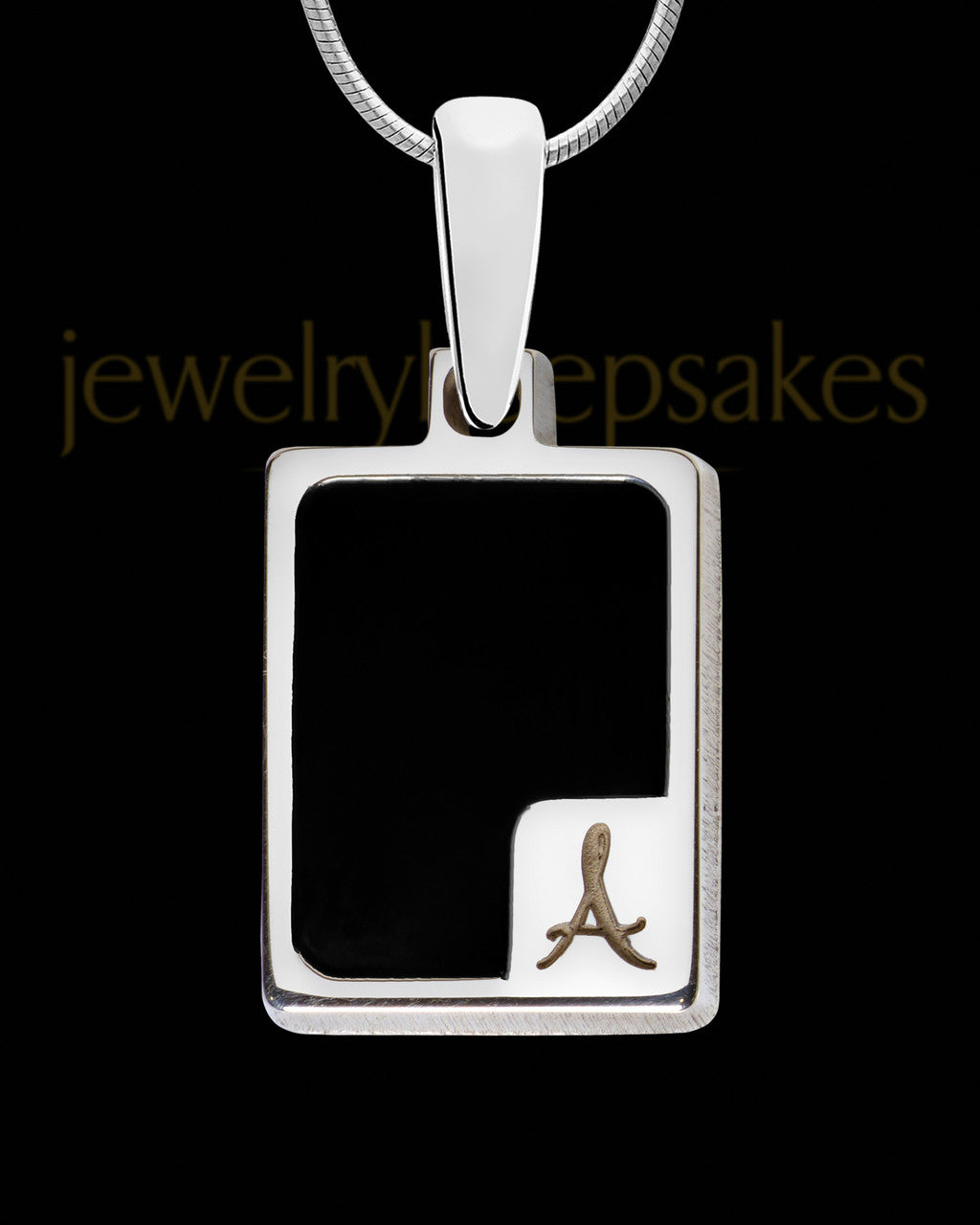 Batavia Rectangle Silver Ash Jewelry