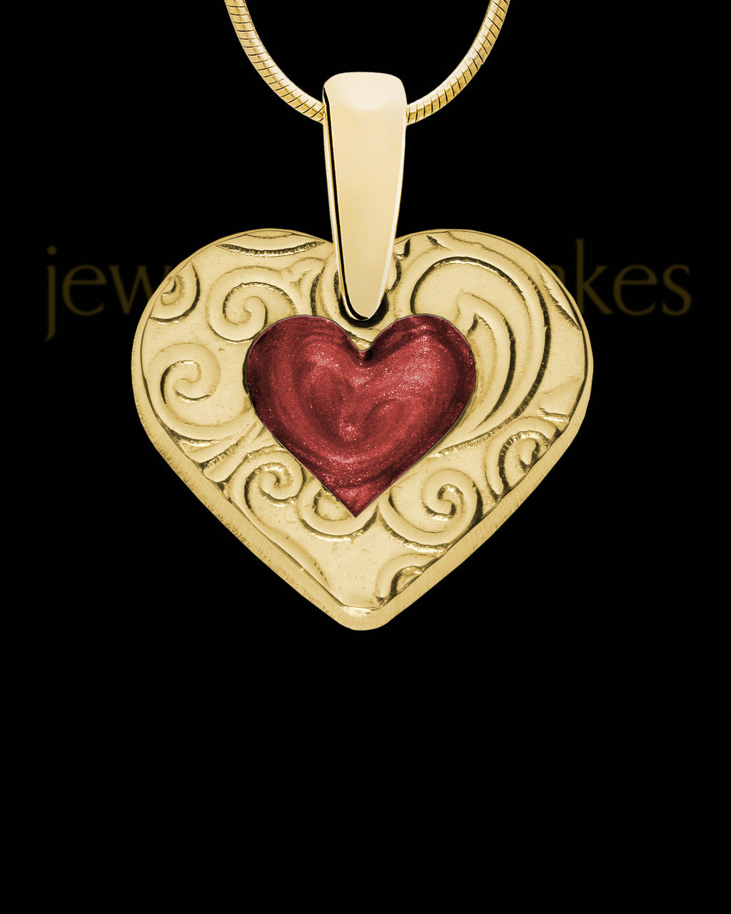 Belknap Heart Gold Plated Ash Jewelry