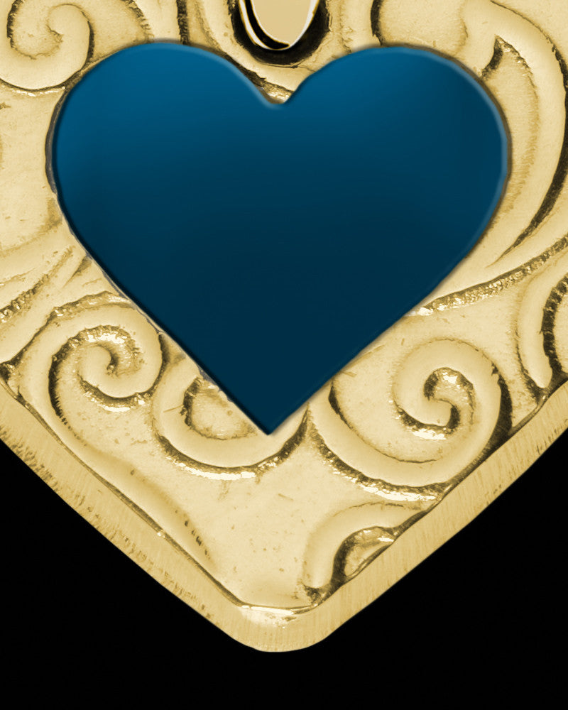 Solid 14K Gold Adelaide Heart Ash Jewelry