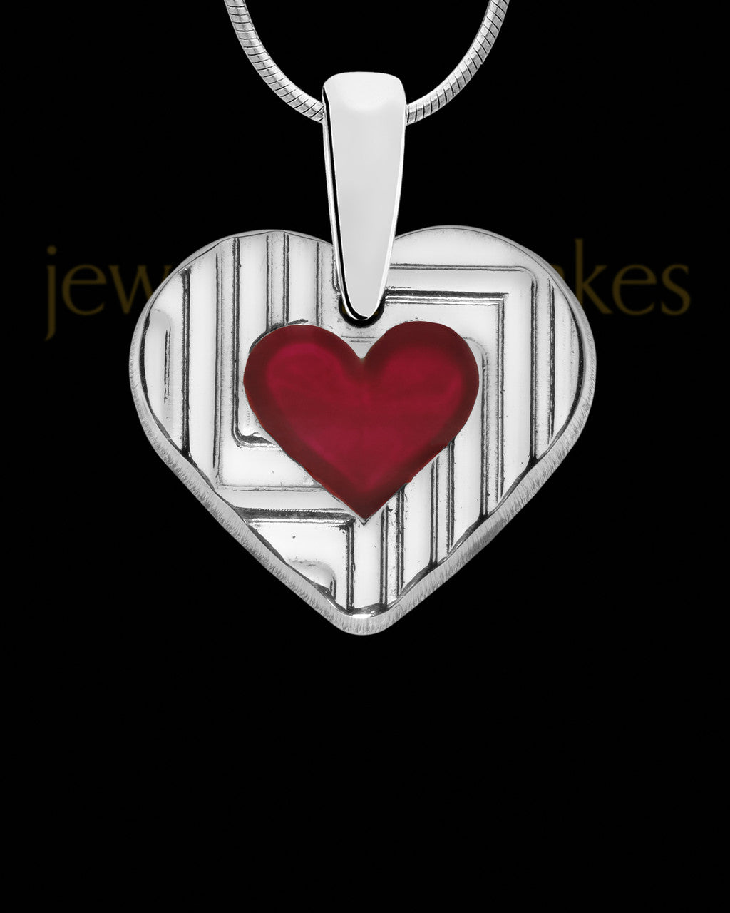 Addison Heart Silver Ash Jewelry