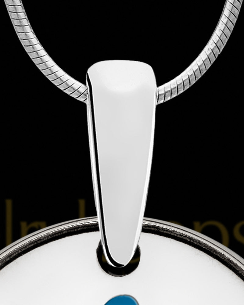 Somerset Round Initial Silver Ash Jewelry