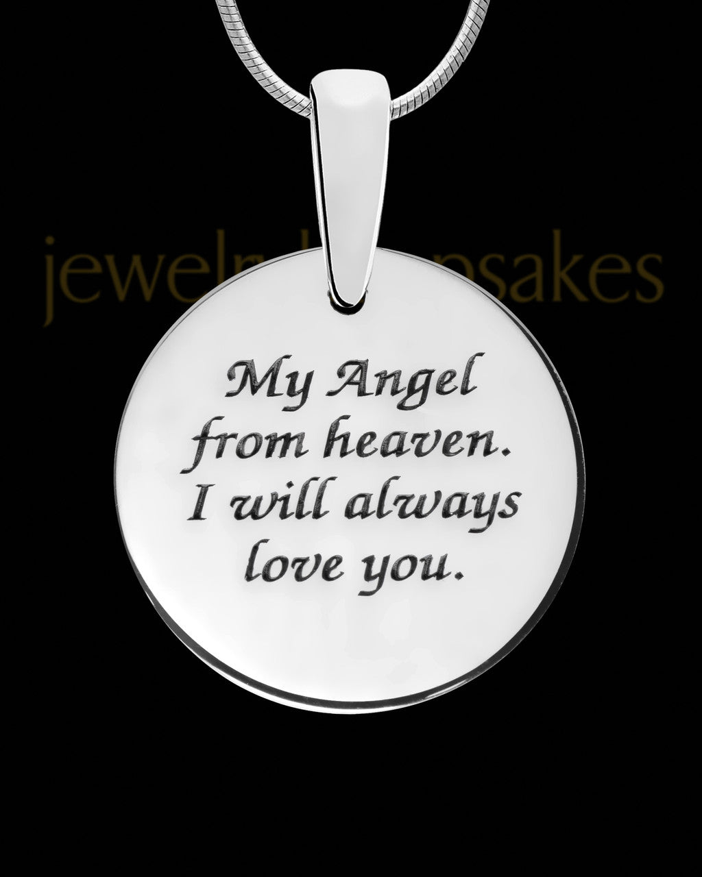 Tiny Toes Round Silver Ash Jewelry