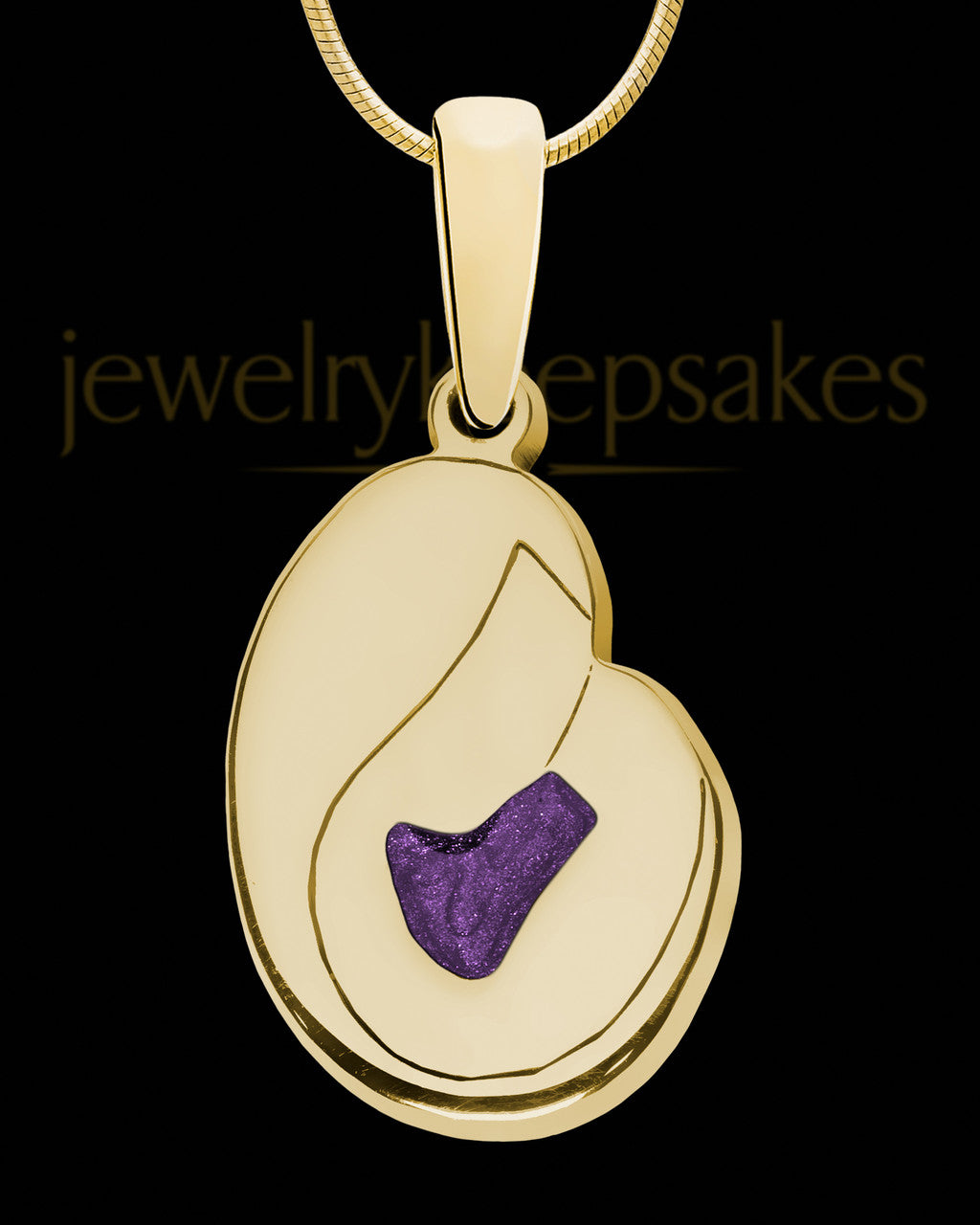 Together Forever Gold Plated with Sangria Ash Jewelry
