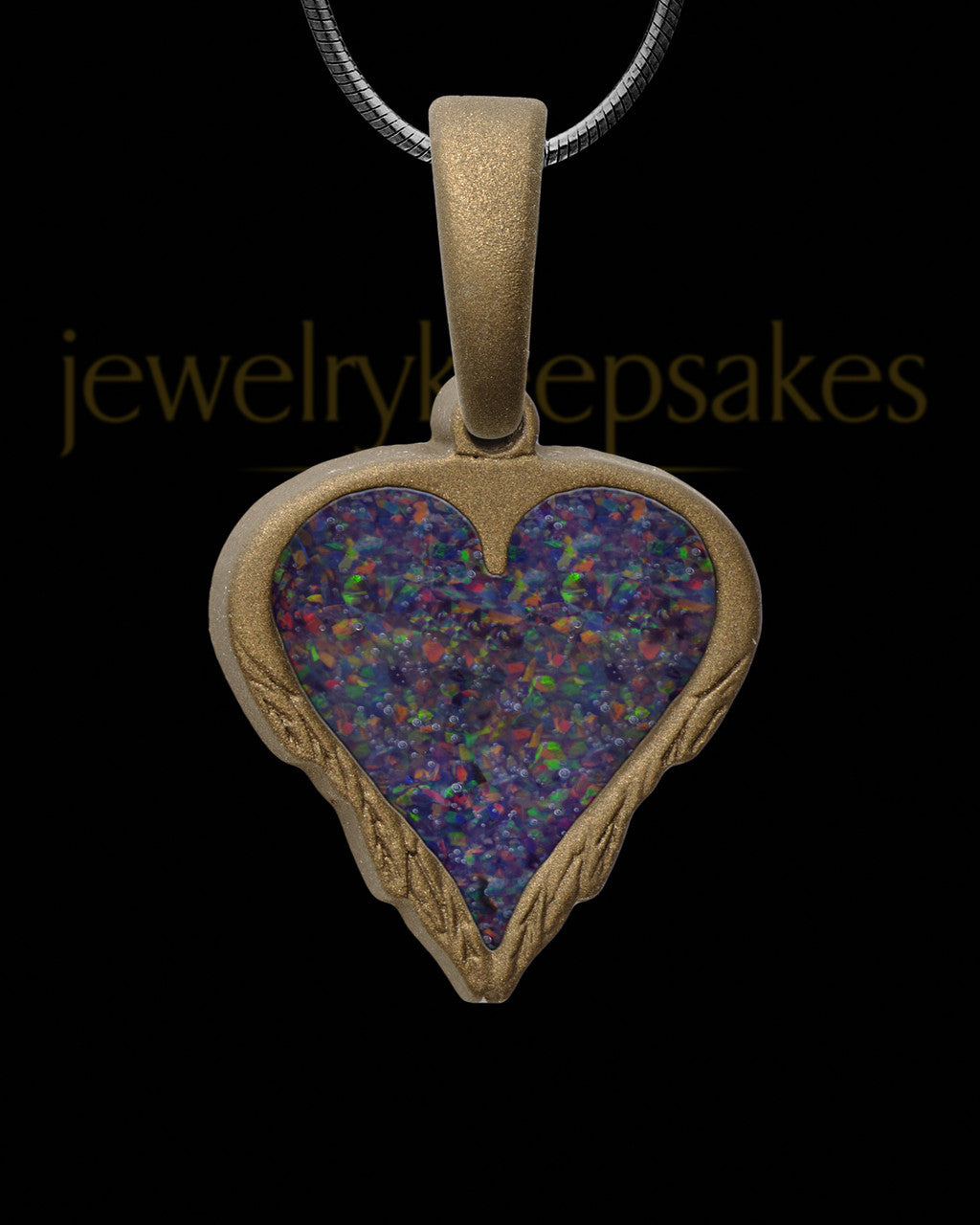Dante Heart Bronze Finish Ash Jewelry