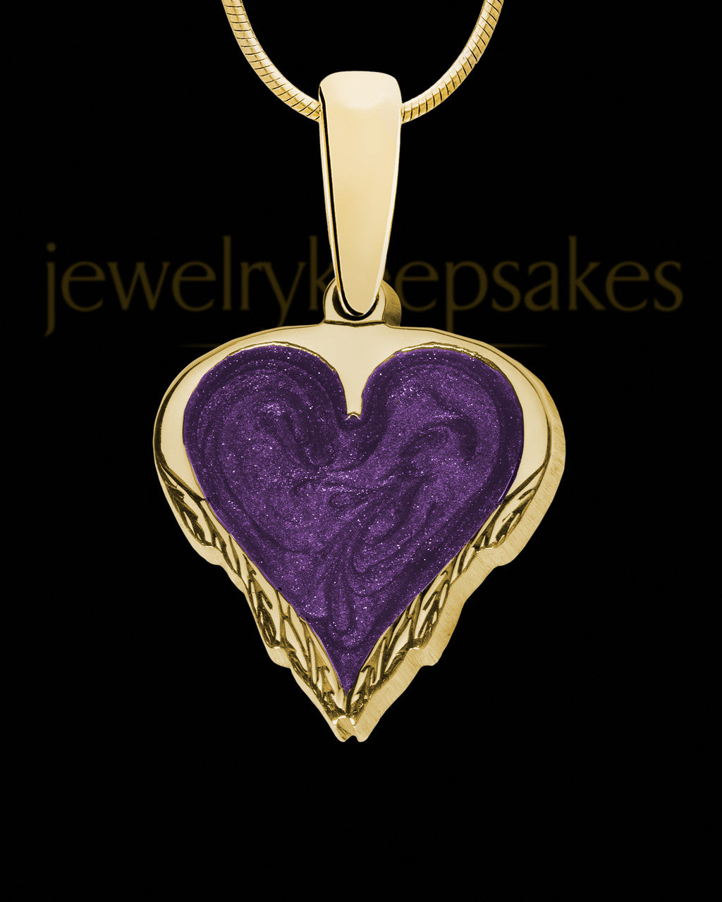 Northview Heart Gold Plated Ash Jewelry