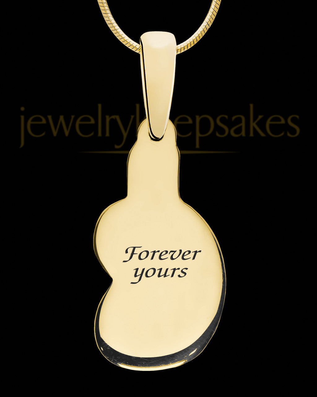 Solid 14K Gold Forever United with Teal Ash Jewelry