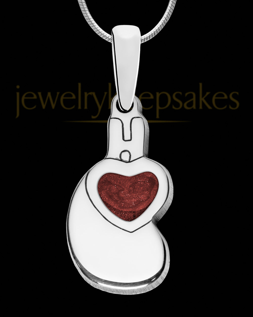 Forever United Silver with Red Ash Jewelry