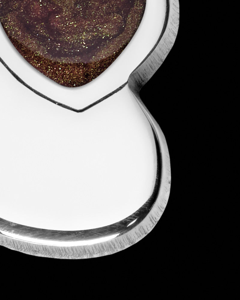 Forever United Silver with Coffee Ash Jewelry