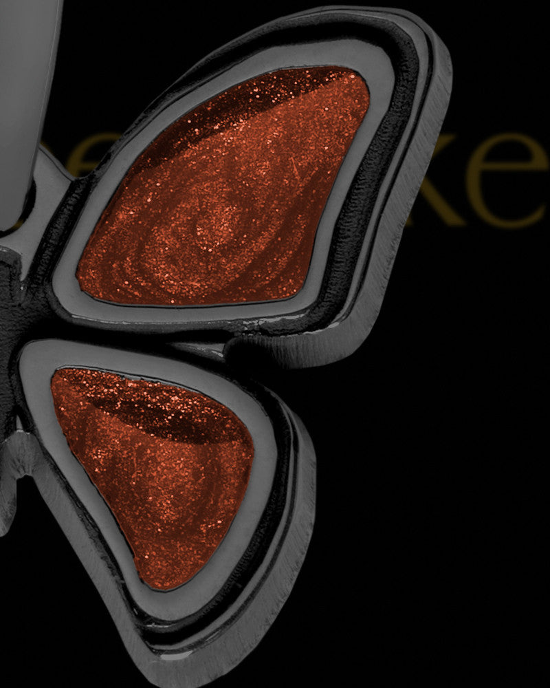 Odessa Butterfly Black Finish Ash Jewelry